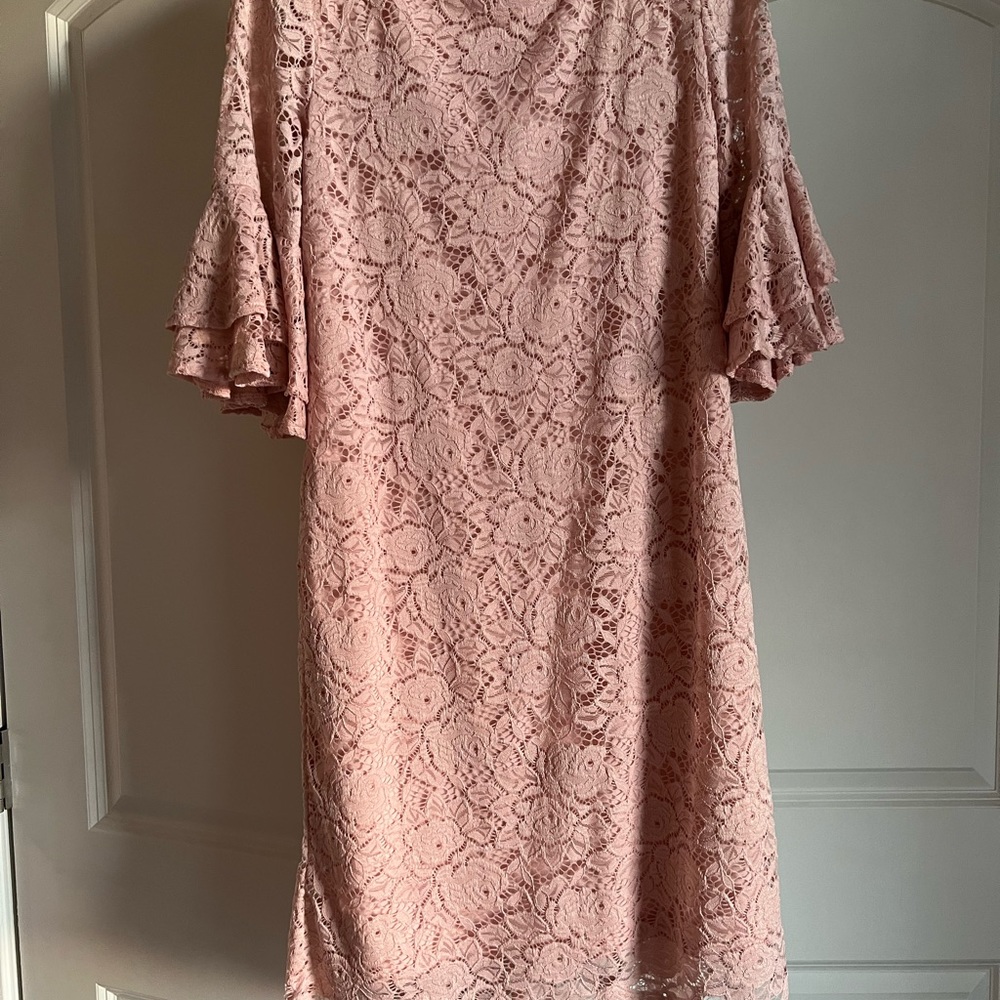 Blush colored Liz Claiborne knee length dress. Never worn